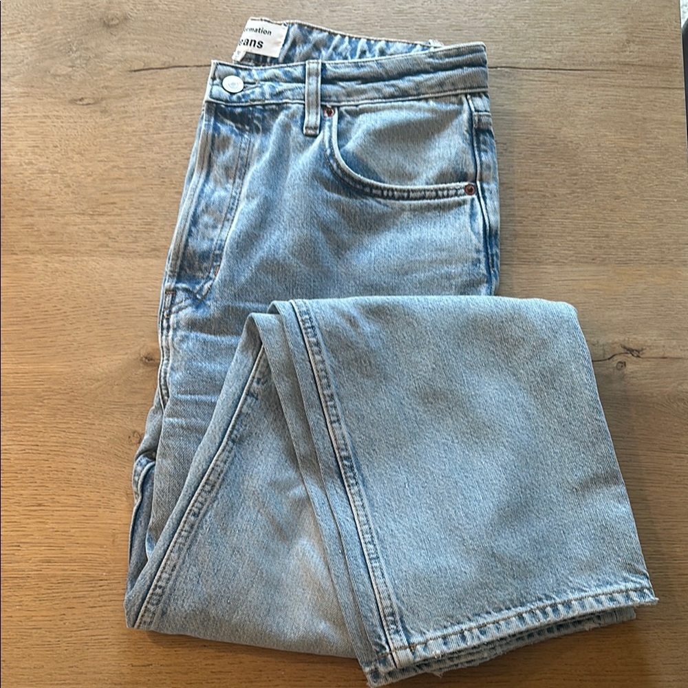 Reformation High Rise Straight Cynthia Jeans in Cloquet